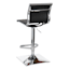 Crosby St. Maxwell Adjustable Faux Leather Barstool, Grey