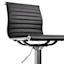 Crosby St. Maxwell Adjustable Faux Leather Barstool, Grey
