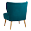 Tracey Boyd Beckett Accent Chair, Teal Velvet
