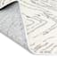 (C201) Found & Fable Mylah White Strato Shag Accent Rug, 3x5