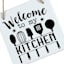 Welcome to My Kitchen Wall Decor, 8"