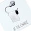 Be The Change Bath Wall Decor, 8"