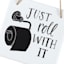 Just Roll With It Bath Wall Decor, 8"