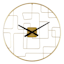 Crosby St. Geometric Metal Round Wall Clock, 24"