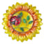 Ladybug Yellow Flower Outdoor Wall Decor, 13"