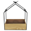 Honeybloom Metal & Wood Hanging Planter, 14"