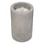 Crosby St Cement Wax LED Pillar Candle, 3x6
