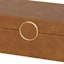 Brown Faux Leather Storage Box, 8x5