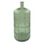 Honeybloom Green Glass Windowpane Vase, 15.5"