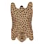 Found & Fable Cheetah Shaped Coir Mat, 18x30