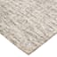 (A517) Crosby St. Tahoe Neutral Grey Textured Abstract Accent Rug, 2x4