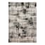 (B869) Crosby St. Mackenzie Neutral & Black Abstract Area Rug, 5x7