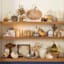 Honeybloom Amber Glass LED Pillar Candle, 4x6