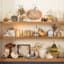 Honeybloom Gold Metal Decorative Box with Lid, 7.5"
