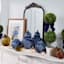 Providence Blue Ceramic Jar, 12"