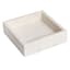 White Marble Square Trinket Tray, 5.3"