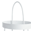 Flynn Accent Table, White