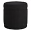 Crosby St. Neo Round Storage Ottoman, Black