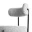 Crosby St. Harwood Counter Stool, White & Black