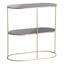 Crosby St. Luxe Accent Table, Gold