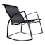 Crosby St. Sling Rocker Patio Chat Set, Black