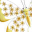 Yellow Metal Butterfly Outdoor Wall Decor, 17.7"