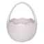 Honeybloom Natural Hatched Egg Ceramic Basket, 7"