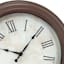 Classic Roman Numeral Round Wall Clock, 12"