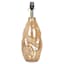 Crosby St. Amber Luster Glass Medium Table Lamp Base, 19"