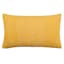 Honeybloom Yellow Woven Textured Patch Pillow 14x22