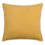 Honeybloom Dark Yellow Solid Euro Throw Pillow, 24"