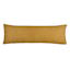 Honeybloom Dark Yellow Solid Oblong Throw Pillow, 14x36
