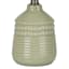 Honeybloom Green Ceramic Dot Mini Table Lamp with Shade, 12"