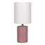Honeybloom Purple Ceramic Flower Mini Table Lamp with Shade, 12"