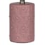 Honeybloom Purple Ceramic Flower Mini Table Lamp with Shade, 12"