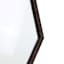 Wood Framed Octagon Mirror, 8x10
