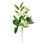 White Wild Flower Pick, 13"