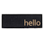 Crosby St. Boutique Hello Doormat, 10x30