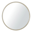 Champagne Metal Round Wall Mirror, 14"