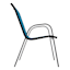 Stackable Teal Sling Patio Chair