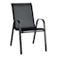 Stackable Black Sling Patio Chair