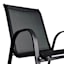 Stackable Sling Patio Chair, Black