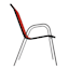 Stackable Sling Patio Chair, Red