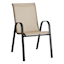 Stackable Sling Patio Chair, Taupe