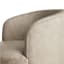 Crosby St. Sawyer Swivel Faux Leather Accent Chair, Grey