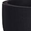 Japi All-Weather Black Round Rustic Outdoor Planter, Small