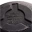 Japi All-Weather Black Round Rustic Outdoor Planter, Small