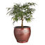 Carly Copper-Colored Ceramic Outdoor Planter, Extra Large
