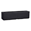Japi Black Flat Outdoor Window Box Planter, Medium