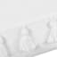 Found & Fable White Velvet Woven Pillow with Tassels, 14x24